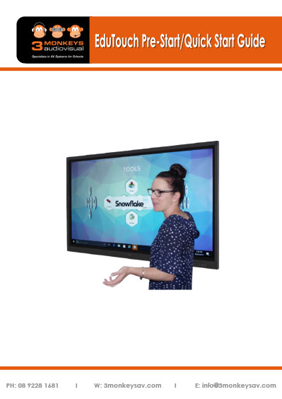 Edutouch Quick Start Guide