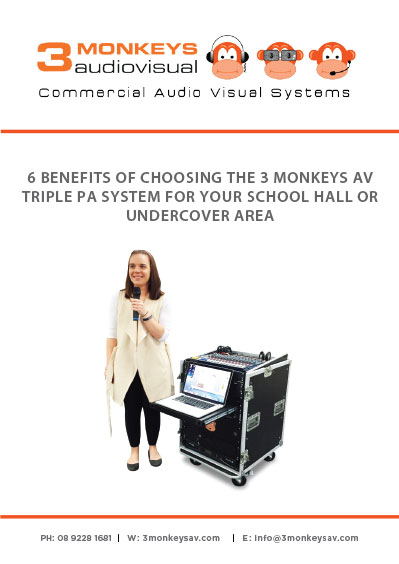 6 Benefits of 3 Monkeys AV Triple PA System for School Halls