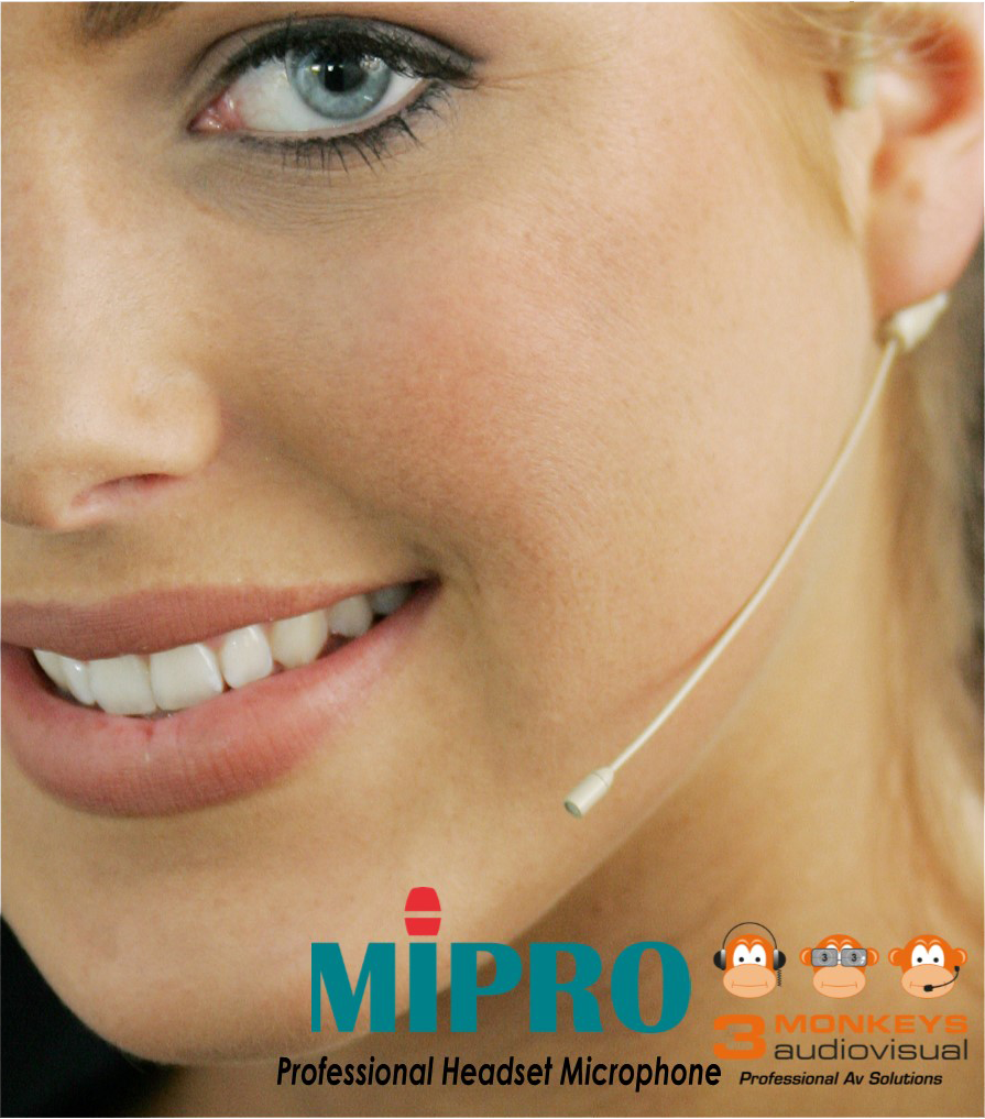 thumbnail image 2 of MICWL Wireless Headset Microphone For MiPro – Omnidirectional Condenser Mic – Model MP40 2 of 4