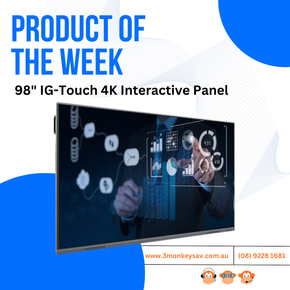 POW: 98″ IG-Touch Interactive LED Panel | 3 Monkeys AV