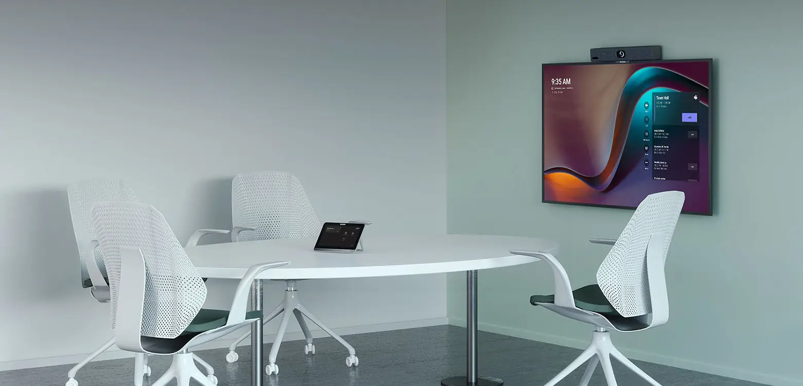 Yealink Compact MeetingBar A10 for Huddle Rooms with CTP18 Touch Panel and WPP30 for Wireless Sharing and BYOD - Image 2