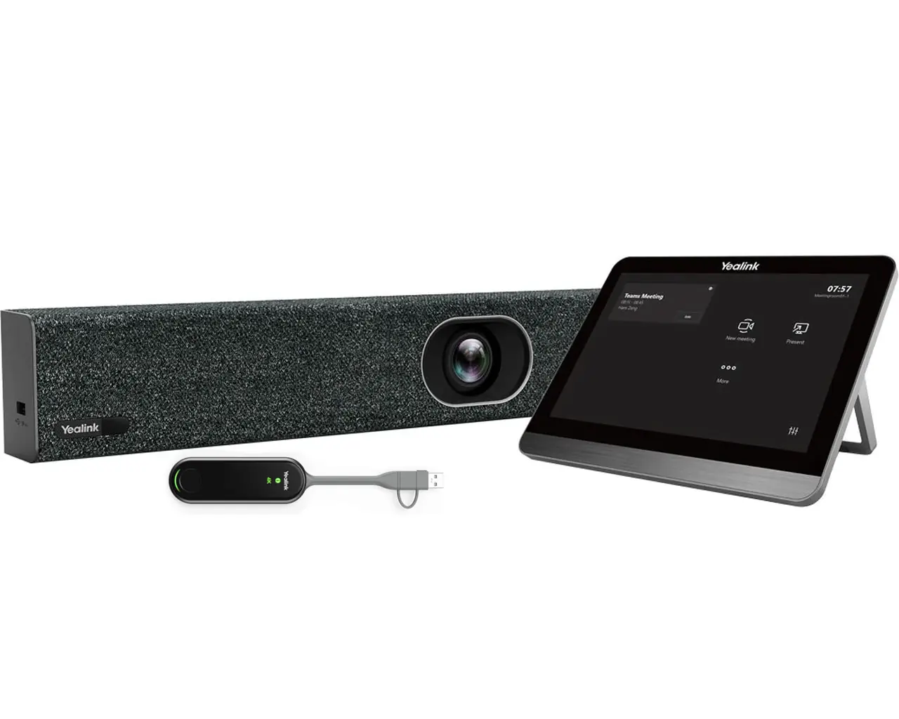 Yealink MeetingBar A20 All-in-One Collaboration Bar for Small Rooms with 8 inch Touch Panel and Wireless Content Sharing - Image 3