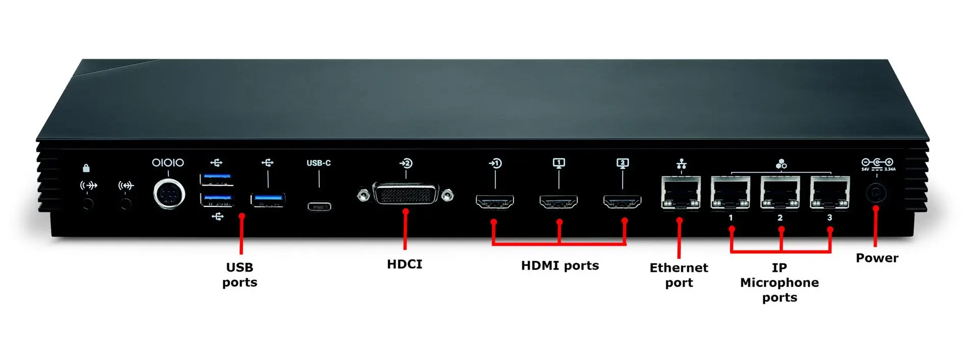 Poly G7500 - Video conference system (Poly IP Microphone, Poly G7500 codec, Poly EagleEye IV 12x camera) - Image 4