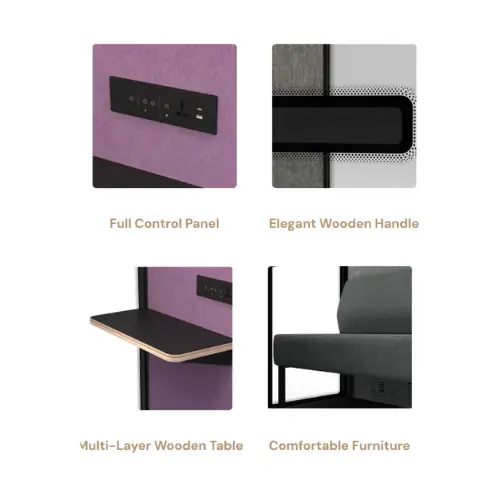4 Person Acoustic Booth - Image 2